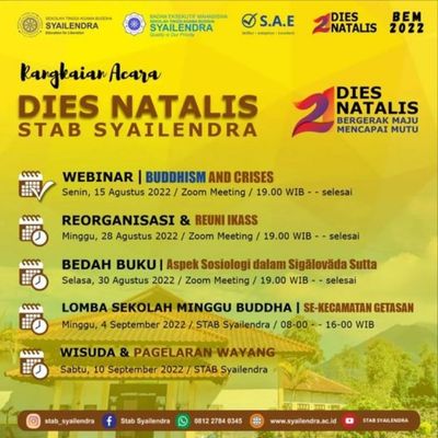 Webinar Series 1, Buddhisme and Crises